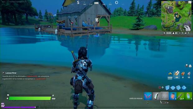 Fortnite Battle Royale - Semana 3: Pesca peces en zonas de pesca