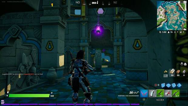 Fortnite - Artefactos alienígenas de la Semana 3: artefacto 2