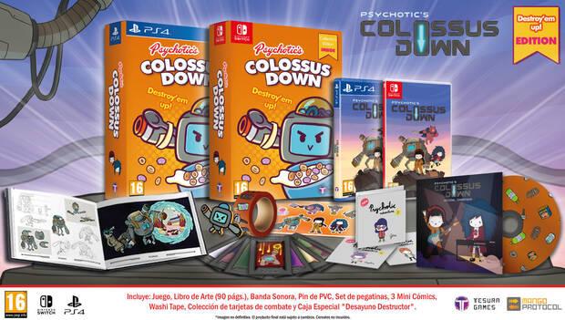 Edición coleccionista de 'Colossus Down' editada por Tesura Games.