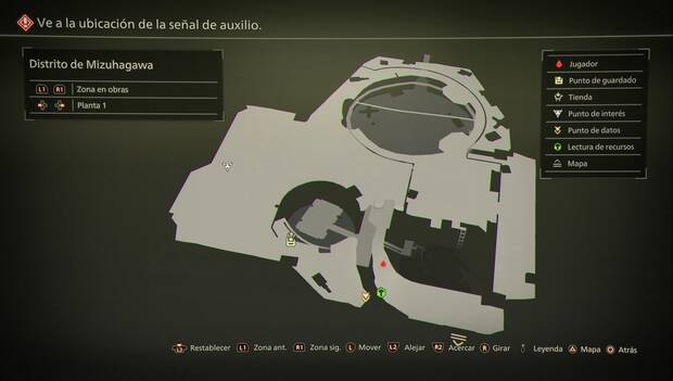 Scarlet Nexus - Fase 1: mapa de la zona