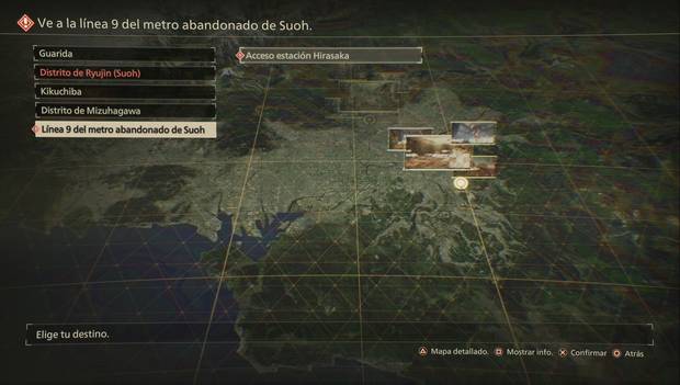 Scarlet Nexus - Fase 2: punto del mapa