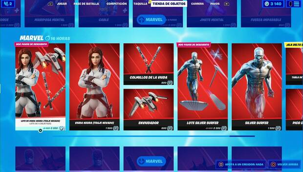Fortnite Battle Royale - Tienda diaria: Marvel 6