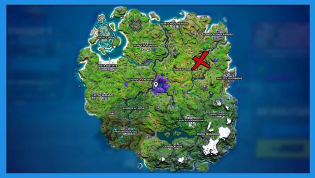 Fortnite - Busca pistas en la granja: ubicación de Granja de Acero