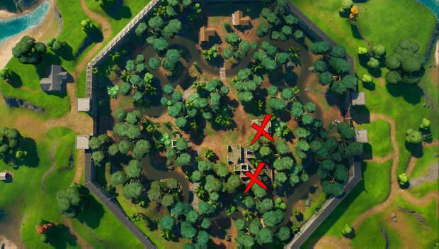 Fortnite - Artefactos en Feudo Furtivo