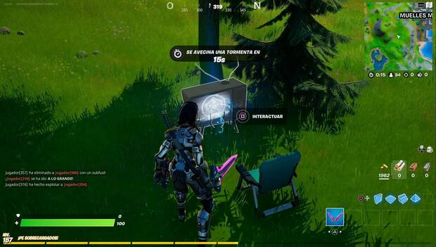 Fortnite - Destruye televisores espeluznantes: cuarto televisor