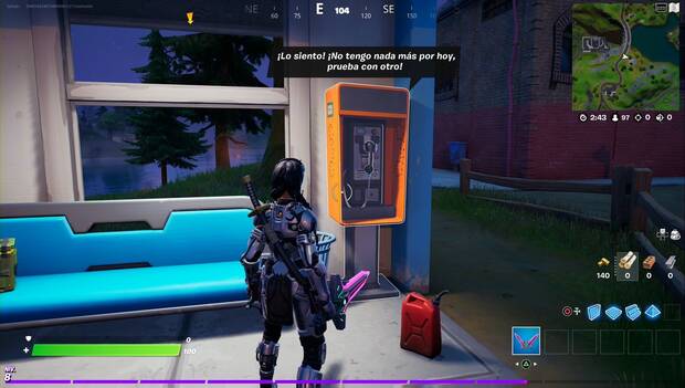Fortnite - Teléfono público