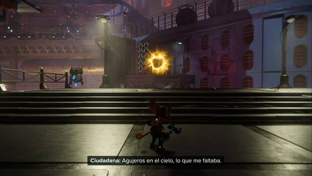Ratchet & Clank: Una dimensión aparte - Registra la fábrica: grieta para avanzar