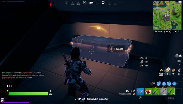 Fortnite T7: cofre de OI