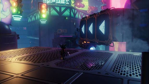 Ratchet & Clank: Una dimension aparte - Corson V: pared y punto donde balancearte