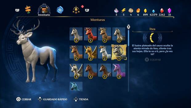 Immortals Fenyx Rising - Monturas: Itea
