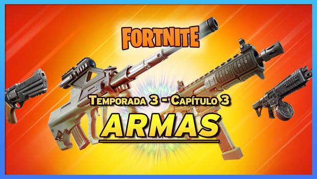 Fortnite Battle Royale - Portada del nodo de armas