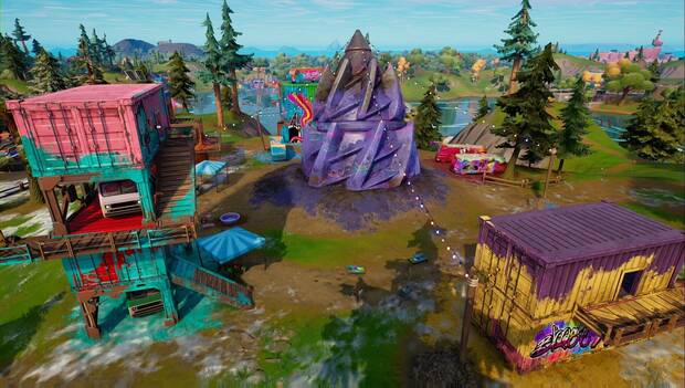 Fortnite Battle Royale - Novedades del Capítulo 3, Temporada 3: base de la OI modificada con los nuevos colores de la Temporada