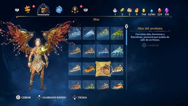 Immortals Fenyx Rising - Alas: Alas del arrebato