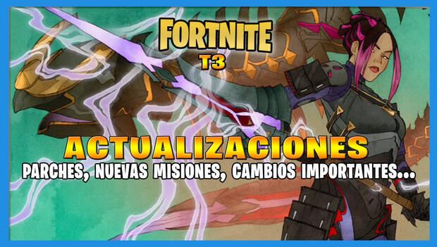 Fortnite Battle Royale - Portada del nodo de actualizaciones de la Temporada 3: Buena onda