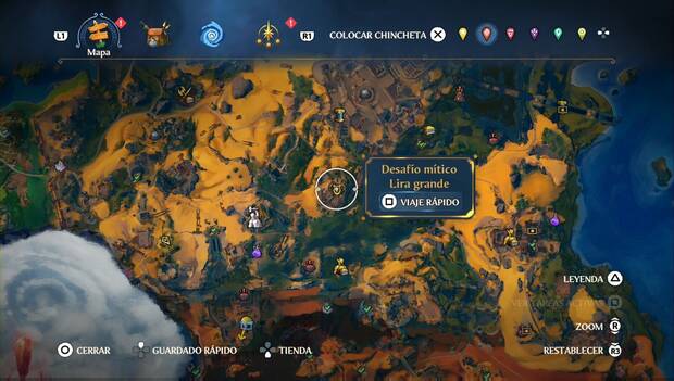Immortals Fenyx Rising - Desafíos míticos de Lira: ubicación del desafío #05 en Tierraforja