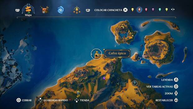 Fortnite Battle Royale - Cofres épicos en Tierraforja: ubicación del cofre en el extremo nordeste de Tierraforja