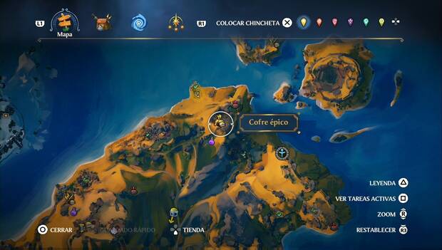 Fortnite Battle Royale - Cofres épicos en Tierraforja: ubicación del cofre en el extremo nordeste de Tierraforja