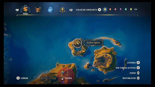 Fortnite Battle Royale - Cofres épicos en Tierraforja: ubicación del cofre en la isla de la costa nordeste