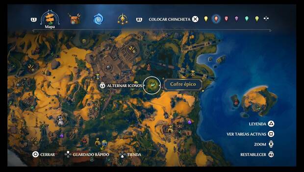 Fortnite Battle Royale - Cofres épicos en Tierraforja: ubicación del cofre en la zona nordeste de Tierraforja