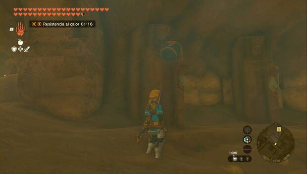 The Legend of Zelda: Tears of the Kingdom - La octava alma heroica: esfera sobre la columna