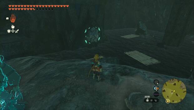 The Legend of Zelda: Tears of the Kingdom - Sidon, en la región zora: tubería con rocas