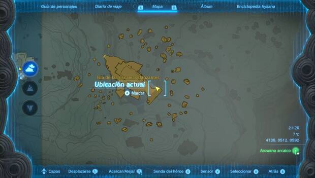 The Legend of Zelda: Tears of the Kingdom - El sermón interminable, Cola de la isla de las escamas danzantes