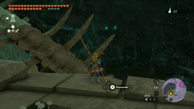 The Legend of Zelda: Consejo de tiempos pretéritos: luces de la factoría de la pierna derecha