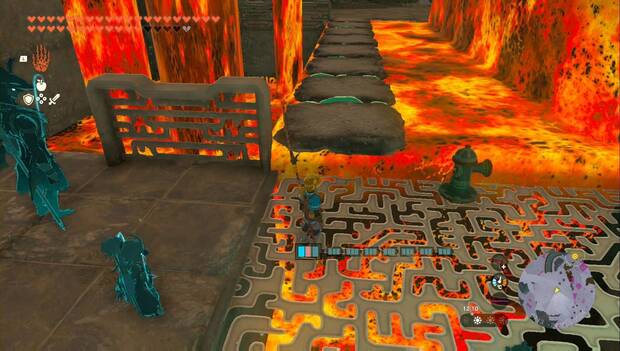 The Legend of Zelda: Consejo de tiempos pretéritos: puente sobre la lava