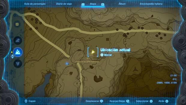 The Legend of Zelda: Tears of the Kingdom - Las setas que brillan en la cueva