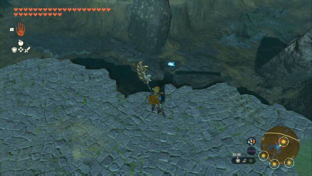 The Legend of Zelda: Tears of the Kingdom - Una petición del Subsuelo, ojo de la estatua