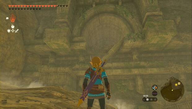 The Legend of Zelda: Tears of the Kingdom - Las lágrimas de dragón: entrada al Templo olvidado