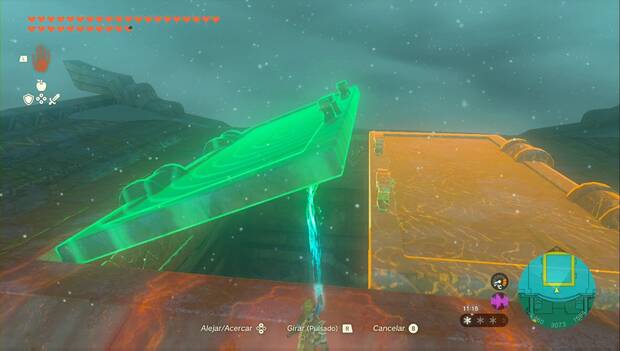 The Legend of Zelda: Tears of the Kingdom - Templo del Viento: postigos del tejado