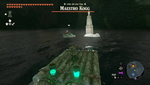 The Legend of Zelda: Tears of the Kingdom - El Maestro Kogg: Link persigue al Maestro Kogg