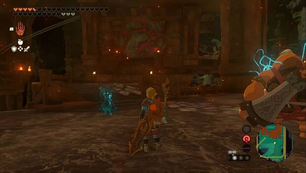 The Legend of Zelda: Tears of the Kingdom - Templo del Fuego: camino al quinto gong