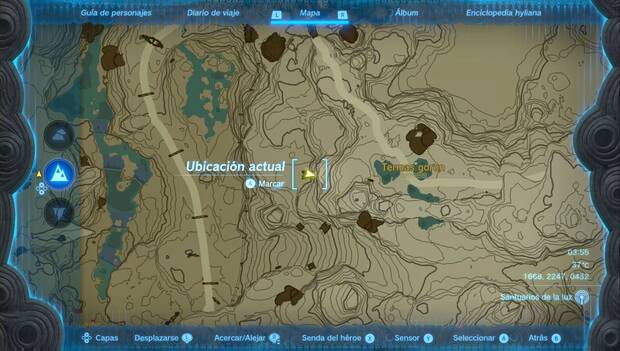 The Legend of Zelda: Tears of the Kingdo - Machacarrocas: Legado goron, ubicación del Lanzarrocas