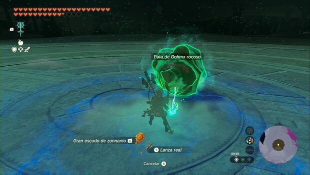 The Legend of Zelda: Tears of the Kingdom - Cómo conseguir el Martillo de Gohma Rocoso: Pata de Gohma Rocoso