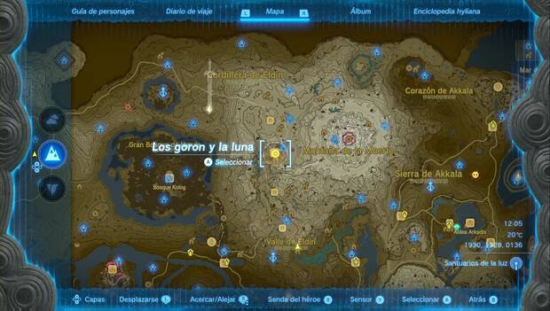 The Legend of Zelda: Tears of the Kingdom - Los goron y la luna