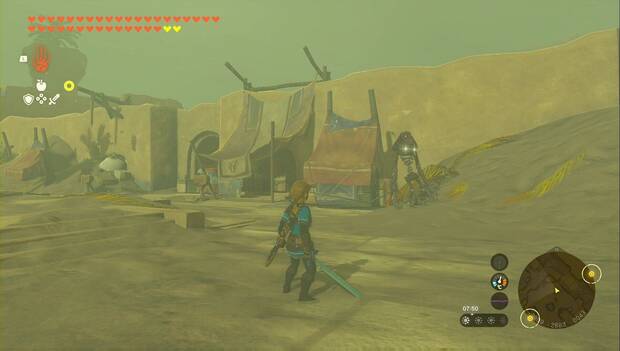 The Legend of Zelda: Tears of the Kingdom - Riju, en la Ciudadela Gerudo: gibdo en la Ciudadela Gerudo