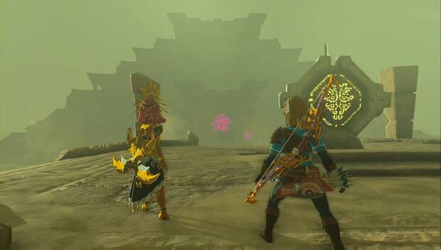 The Legend of Zelda: Tears of the Kingdom - Riju, en la Ciudadela Gerudo: aparece el Templo del Tueno