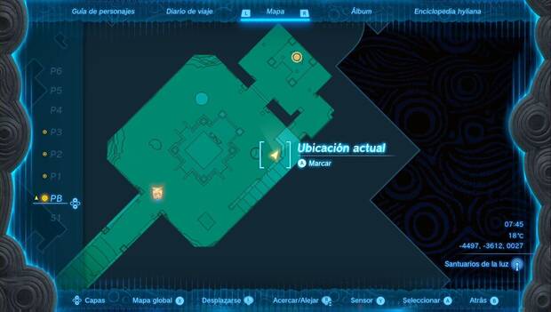The Legend of Zelda: Tears of the Kingdom - Templo del Trueno: ubicación del primer acumulador