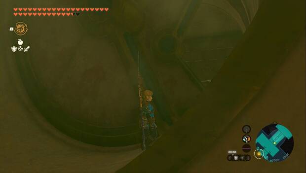 The Legend of Zelda: Tears of the Kingdom - Templo del Trueno: piezas girando a la vez