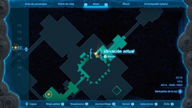 The Legend of Zelda: Tears of the Kingdom - Templo del Trueno: punto por el que entrar a la última zona