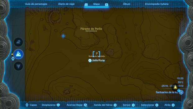 The Legend of Zelda: Tears of the Kingdom - Las armas de las siete, ubicación de las Ruinas de la prisión