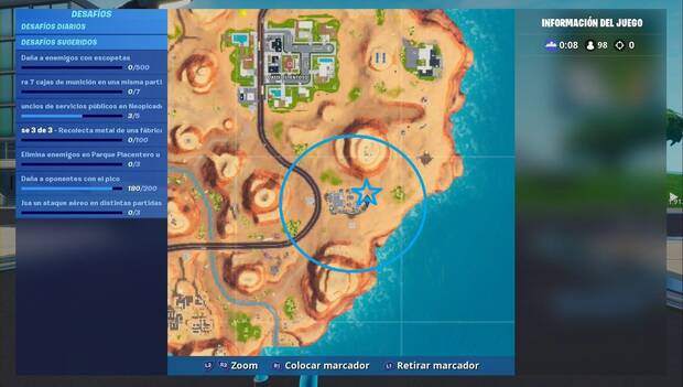 Fortnite - Fortbyte #28: localización del rompecabezas