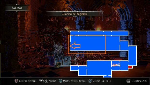Bloodstained - Guarida de los bégimos: zona para explorar ahora