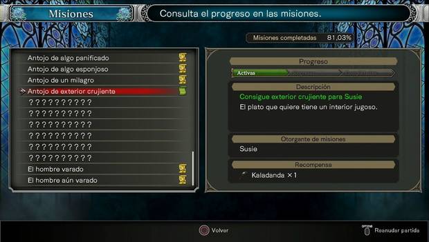 Bloodstained - Guarida de los bégimos: misiones de Susie