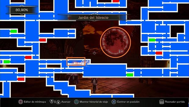 Bloodstained: Ritual of the night - Guarida de los bégimos: segundo punto donde está la luna