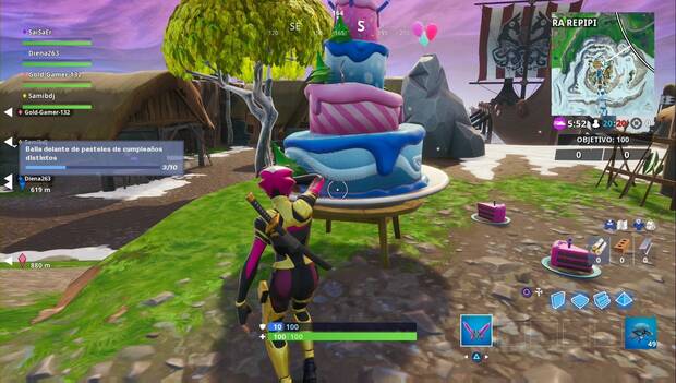 Fortnite - Pastel en la Villa Vikinga