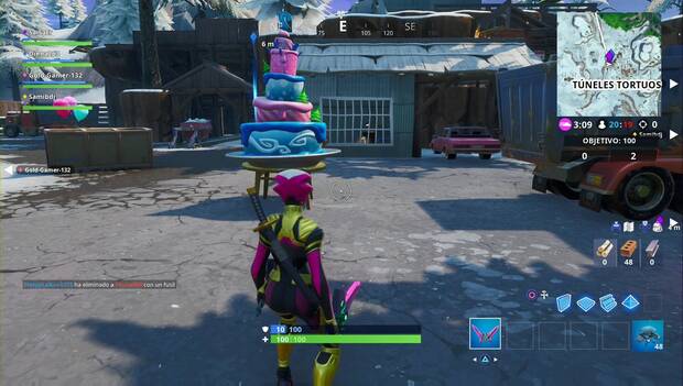 Fortnite - Pastel en Túneles Tortuosos