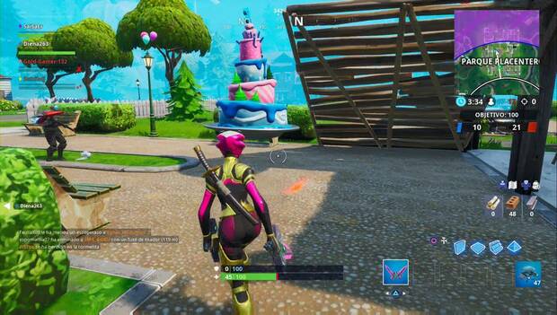 Fortnite - pastel en Parque Placentero